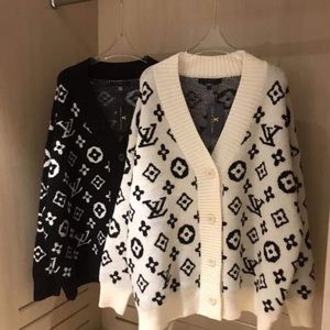 Black LV cardigan